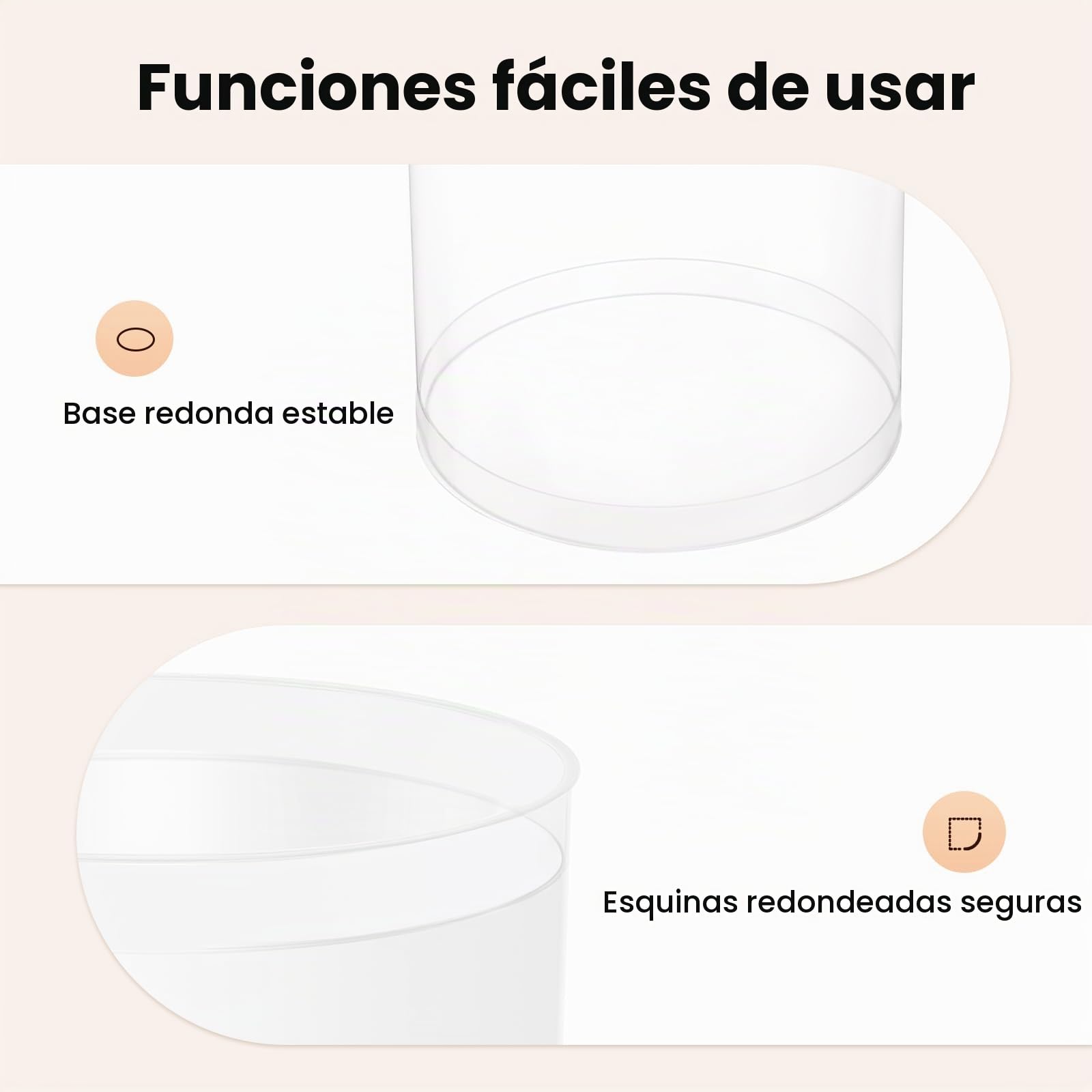 3 piezas de soportes cilíndricos de pedestal para fiestas, mesas de pedestal redondas transparentes, pilares de plintor para fiestas, cumpleaños, accesorios de boda