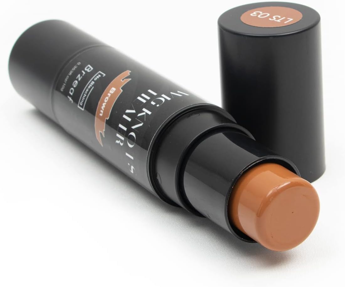 Boymia Lace Tint Dyeing Concealer Stick,3.5 fl.oz Wig Knot Concealer for Women Hair Wigs Lace Wigs Toupees and Hairpieces Natural Finishing Lace Color, Lace Tint for Wigs Tool Set (Brown - 02)