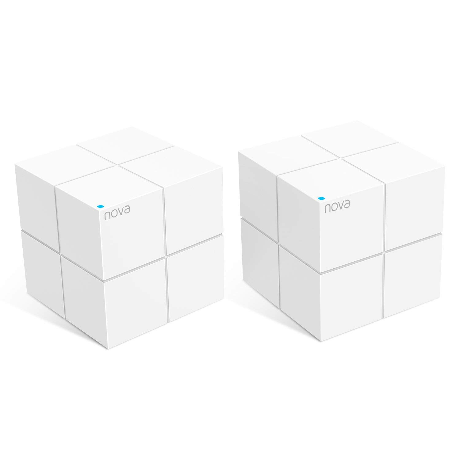 Tenda WiFi Mesh AC1200 Nova MW6(2 Paquet)- Système WiFi 5 Mesh pour Toute la Maison & Routeur WiFi 6 RX12 Pro, Router WiFi AX3000 Bi-Bande, 5 * 6dBi Antennes à Haut Puissance
