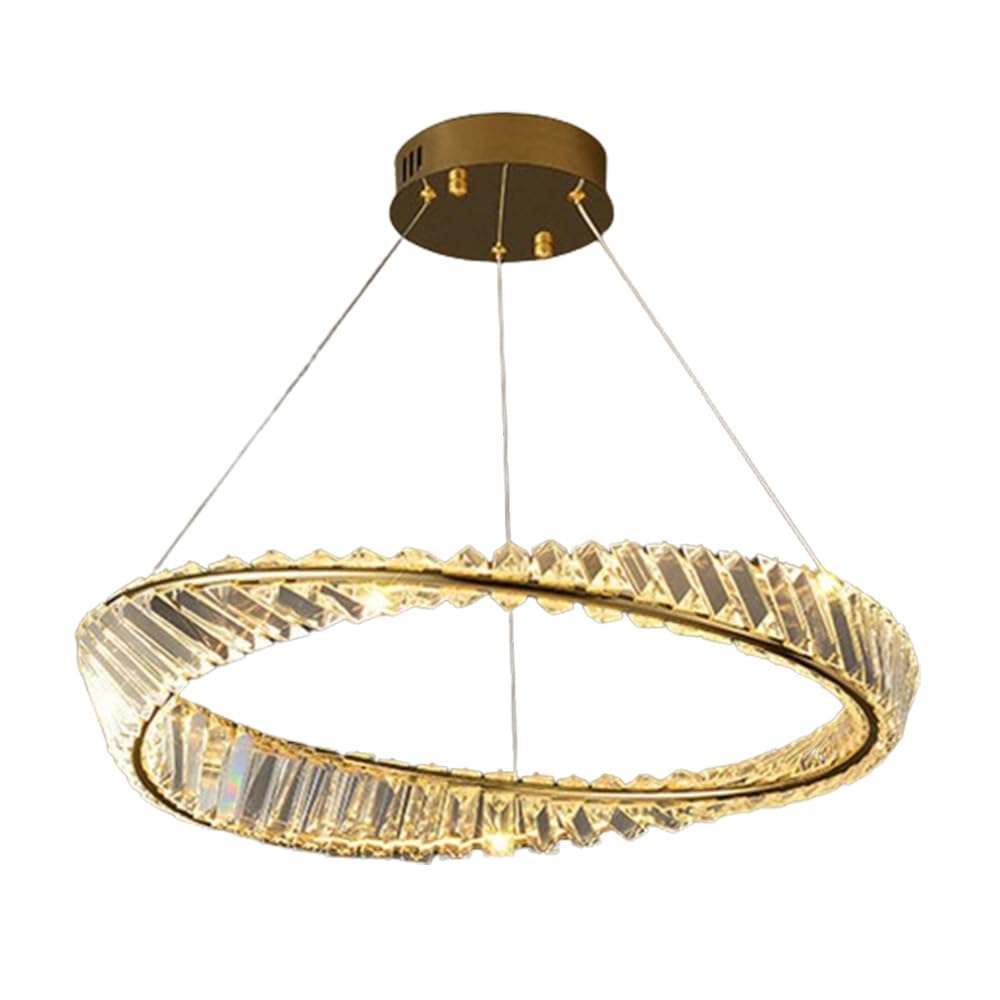 Plafonnier cristal LED 3 couleurs à intensité réglable pour sublimer votre intérieur moderne