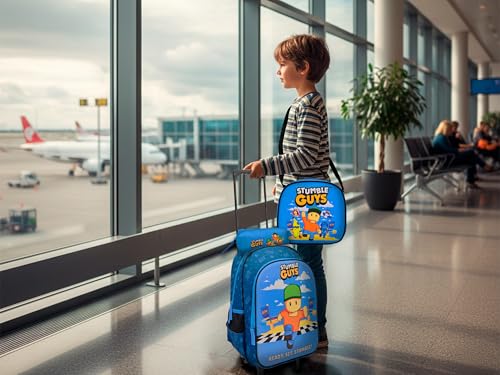 Valise trolley Stumble Guys contre le mal de dos pour la rentrée