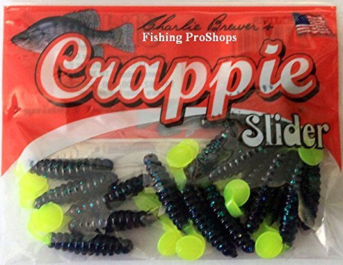 Cb Crappie Grub 1.5 Junebug/Cht Tl 18bg Charlie Brewer Slider Csggf128 : Sports & Outdoors