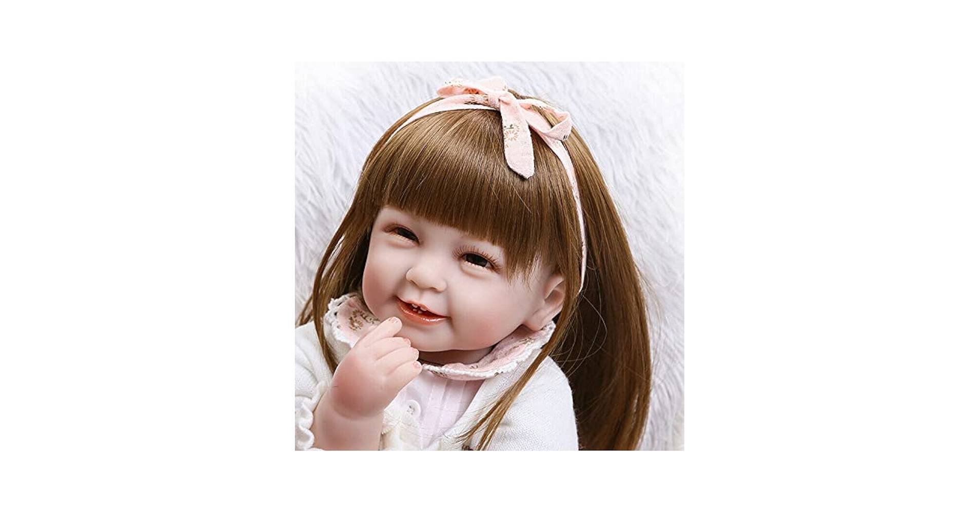 Amazon | Meeler リボーンドール 女の子 55cmリアルな 笑顔