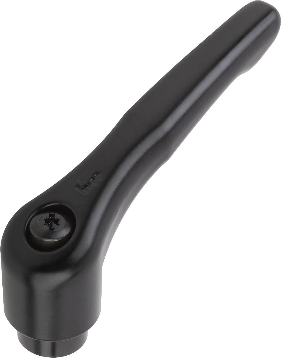 Toggle Clamp Lever – Zinc M8 Internal Thread – Size 2 – Black Satin Finish – Component Pack of 1) – k0122.2081