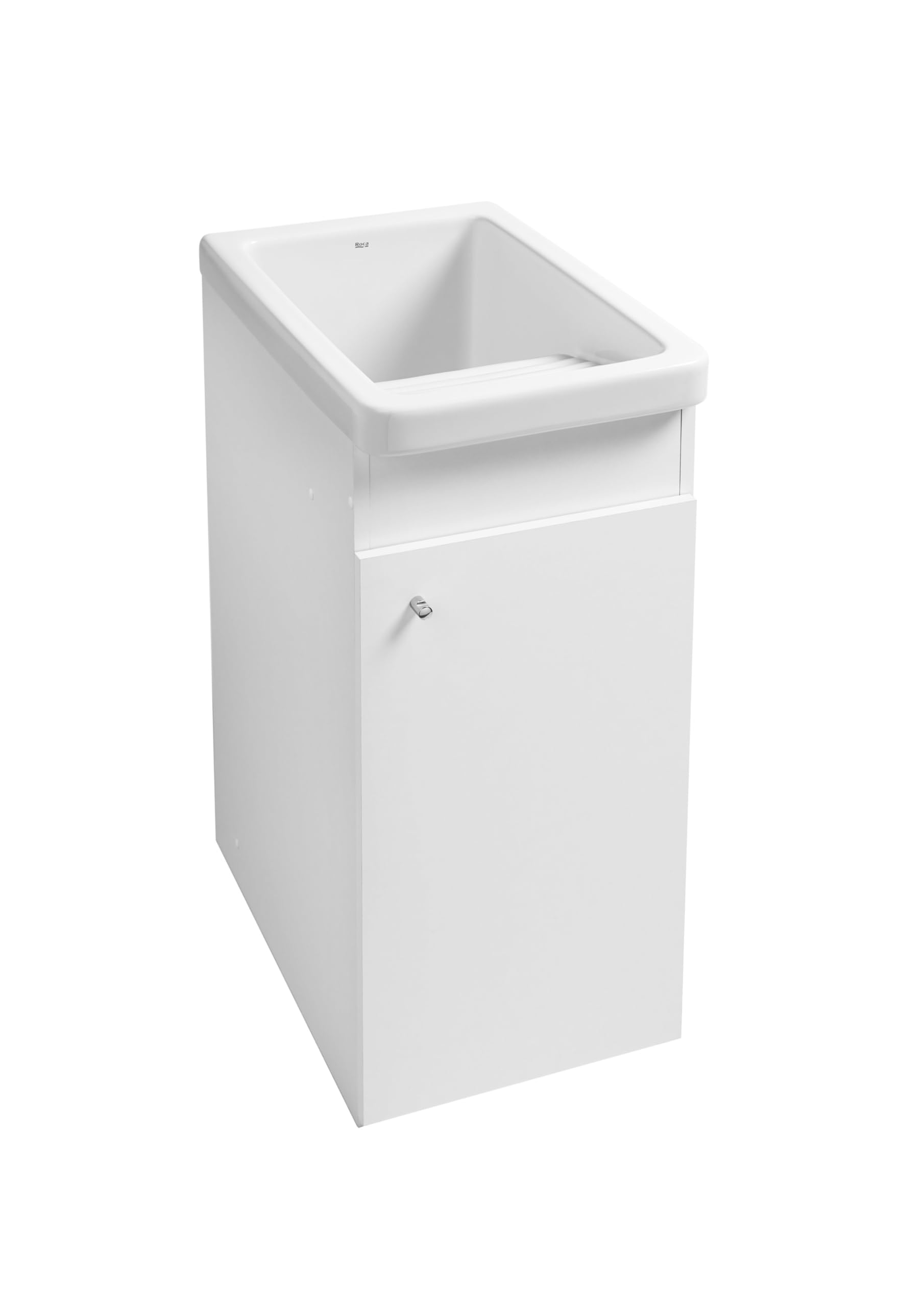 Roca Unik Henares Bianco Lucido (A851028806) - Lavello Classico in Porcellana Bianca, Libera Installazione, Rettangolare