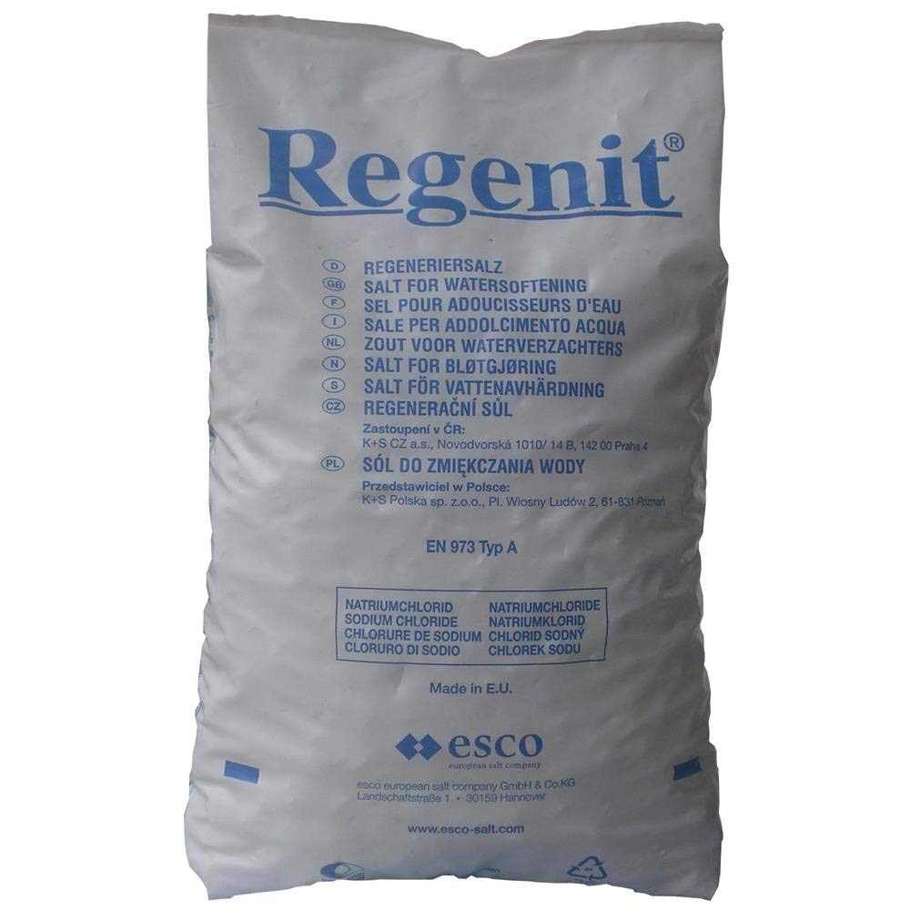 Regenit Lot de 40 pastilles de sel régénérantes 40 x 25 kg