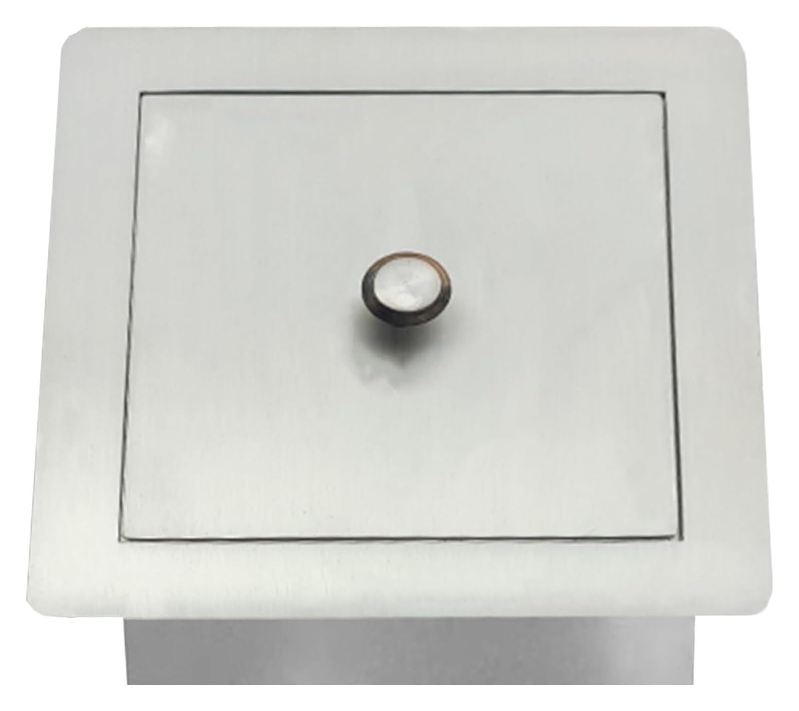 Built-in Countertop Trash Bin Lid， Embedded Built-in Trash Can Lid, Stainless Steel Recessed Counter Top Covers(240)