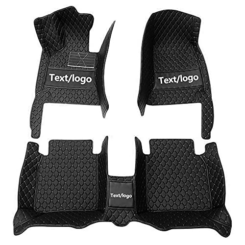 Cobear Tapis de Sol de Voiture pour 98% des berlines, des compactes, des coupés, des Breaks, des cabriolets et des monospaces - Tapis de Sol Auto en Cuir synthétique imperméable, Noir – vue 2