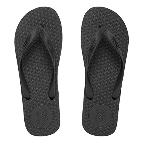 Buy Boomerangz (Clearance Sale Men's Flip Flops Colour Black/Grey Size