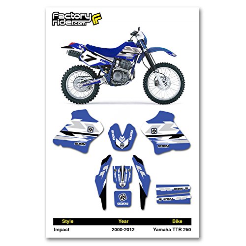 2000-2012 Yamaha TTR 250 TTR250 Dirt Bike Graphics Kit Decal Impact by Enjoy MFG