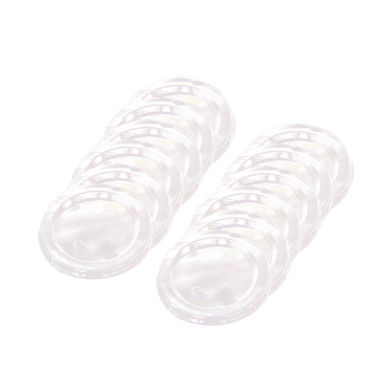 DECOMELODY 100Pcs Disposable Plastic Portion Cups with Lids Clear Jelly Mousse Containers Versatile for Sauces Dressings Desserts for Parties Events