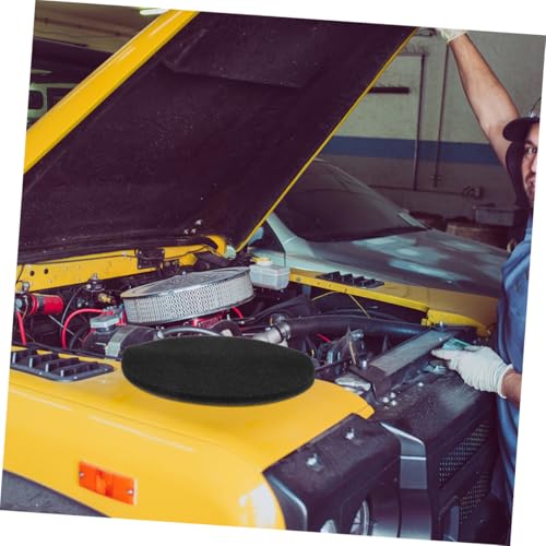 SEWOART 2st Spritzschutz Ölmatte Anti-Spritzer-Matte für Ölauffangwanne kein Spritzer-ölablass Rundes ÖLwechselpad Zum Ölwechsel Ölablassfilterpad Ölteppich Mechanikmatte Schwamm Black