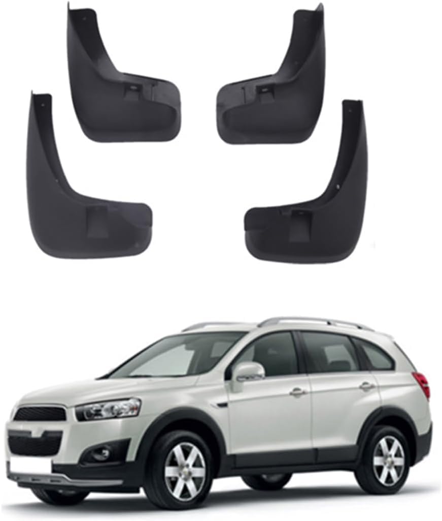 PLAKDFUU Car Mud Flaps for Captiva 2009-2019, Styling Body Accessories Splash Guards Fender (Set of 4)