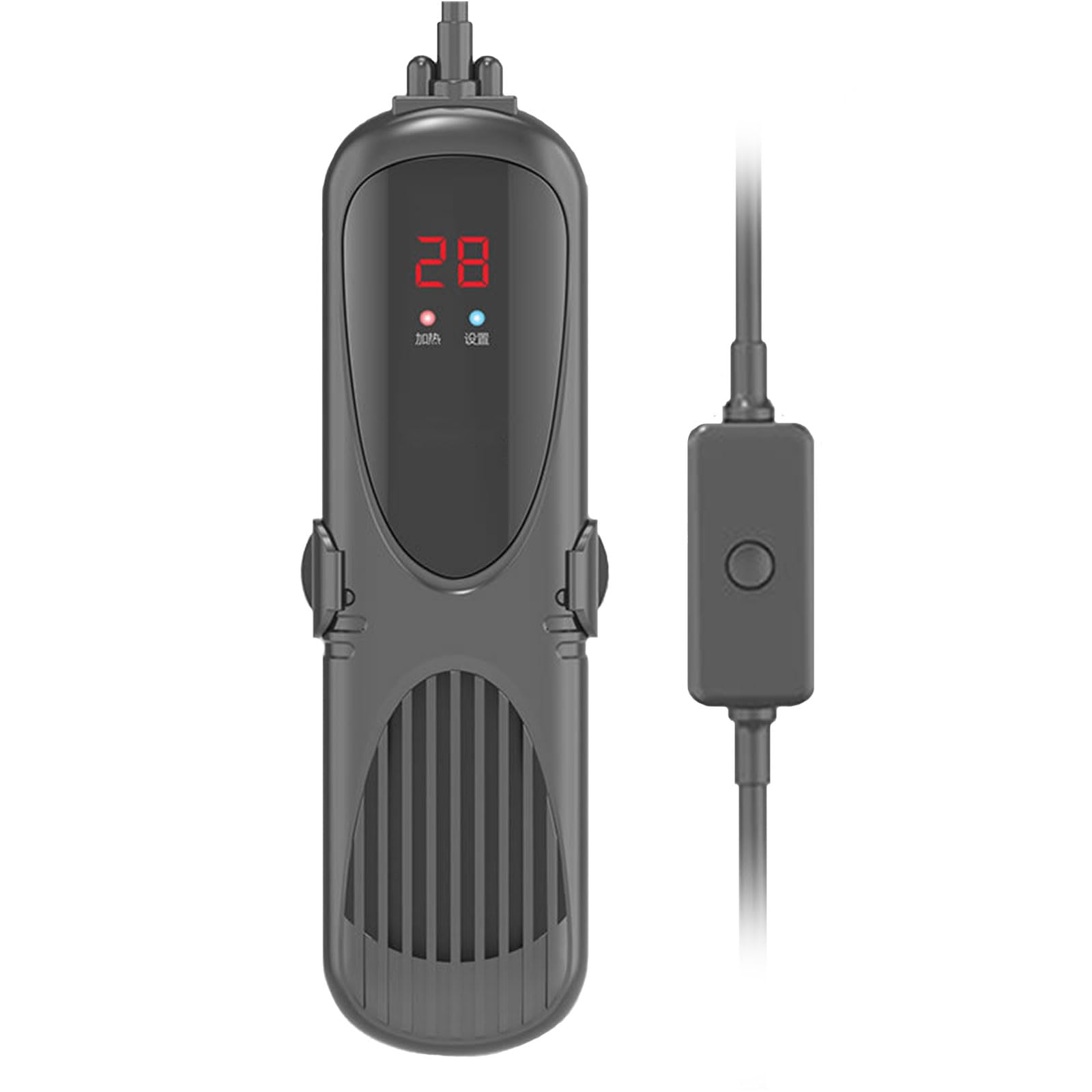 PEIXEN Calentador Sumergible para Acuario, Calentador Led para Acuario, 50w/100w/200w/300w, con Pantalla Inteligente De Temperatura, Protección contra Altas Temperaturas 200w