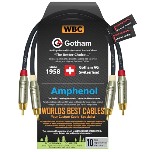 Gotham GAC-4/1 - Cable de interconexión de audio equilibrado Star-Quad (30 cm), color negro