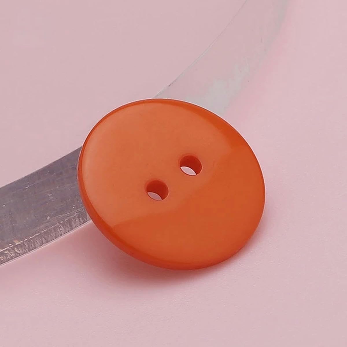 Bottoni, 9-30mm misti Abbigliamento for bambini colorati con doppio occhio for pane for fai da te in resina Scrapbooking Maglieria a mano artigianale All'ingrosso-Azzurro-36L 23,0 MM 30 pezzi