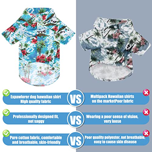 Expawlorer HAWAII-03 Dog Hawaiian Shirt - Dog Summer Clothes thumb #4