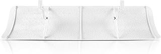 METTEOR Deflector de Aire Acondicionado Vertical, Deflector de Viento de plástico Ligero para Adultos, Embarazadas y Personas Mayores, Color Blanco, Ideal para Colgar en el Dormitorio y la Sala de e