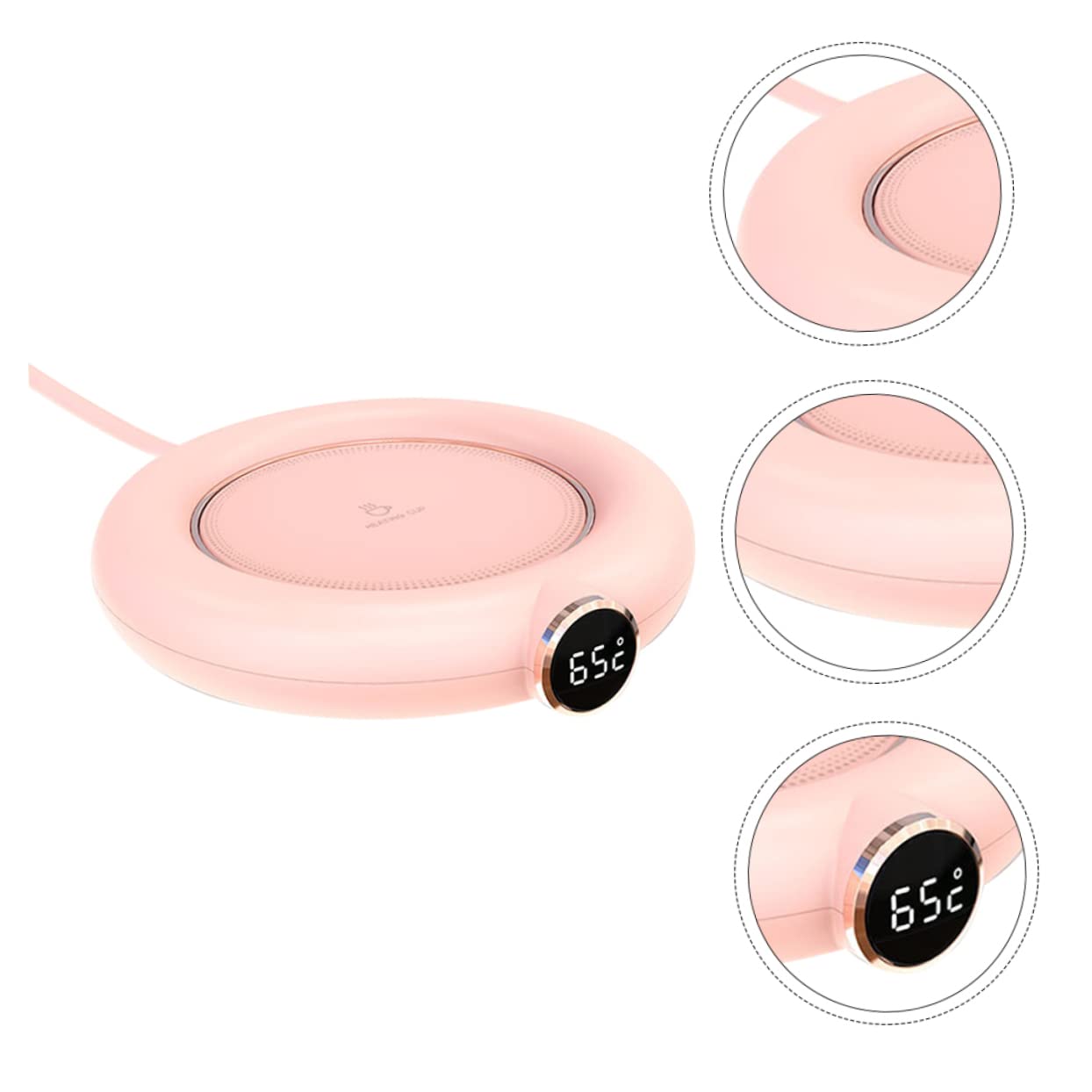 LABRIMP 1pezzi Scalda Tazze Isolanti Per Caffè Scalda Tazze Da Latte Cuscinetto Da Tè Ricarica Usb Pratico Sottobicchiere