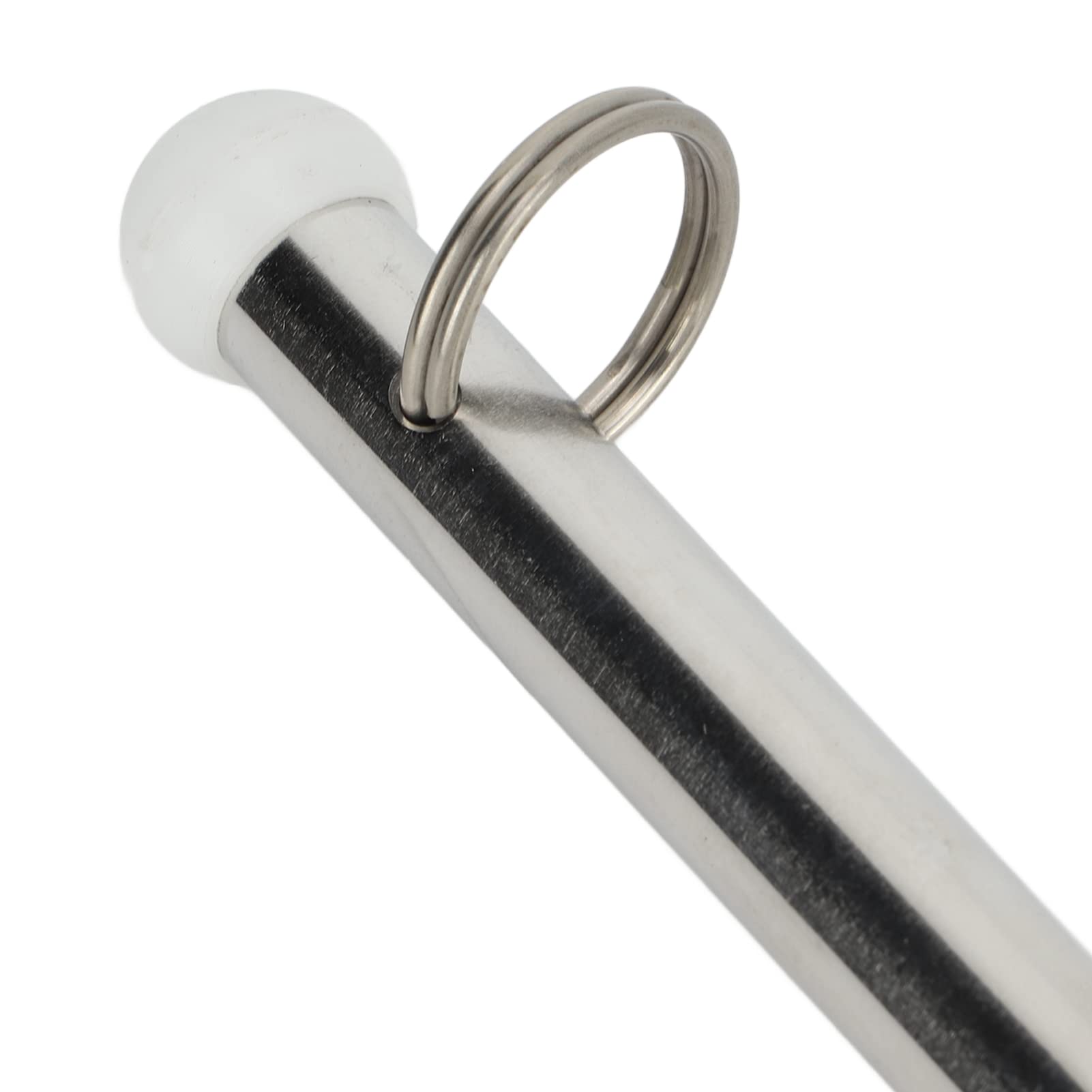 Mat de Pavillon Marin de 390mm en Acier Inoxydable 316 avec Clips Régulables pour Yachts Voiliers et Bateaux à Moteur
