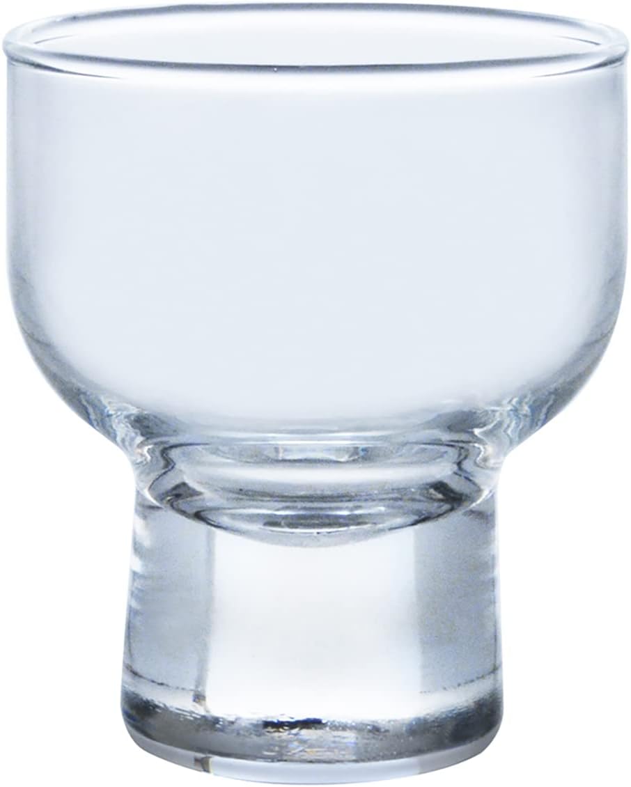 東洋佐々木ガラス Toyo Sasaki Glass Clear 2.4 fl oz (70 ml) Cups, Made in Japan, Dishwasher Safe, J-00301, 6 Pieces