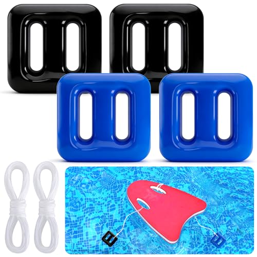 DECOHS 4 Pack 150g Pool Float Anchor Replacement Set Pool Fountain Float Weight with String Pools Weight Floating Anchor for Lake Floats Fountains Swimming Areas