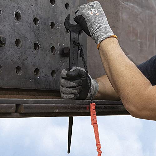 Klein Tools 3212Tt Construction Spud Wrench With Tether Hole, 1-1/4-Inch Nominal Opening, 3/4-Inch Bolt For Us Heavy Nut #TOP6