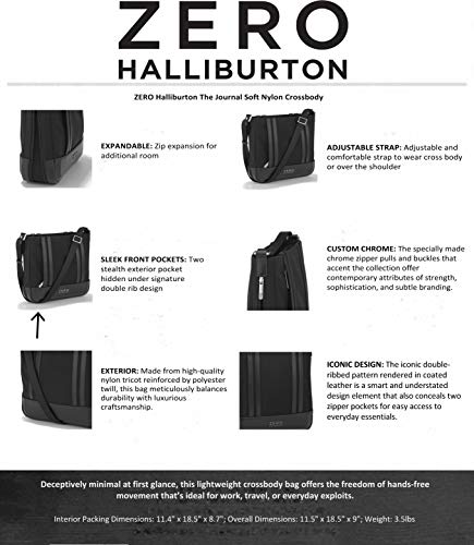ZERO Halliburton The Journal Soft Nylon Travel Bag2