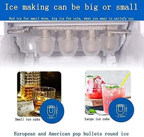 Fabricadora de hielo acero inoxidable 33lbs/24h miniatura 6