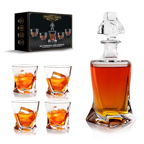 licorera de cristal Marca Whiskey Town