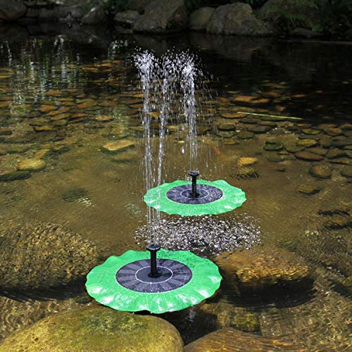 Floating solar fountain pump simulation lotus pond garden pond landscape decorative fountain