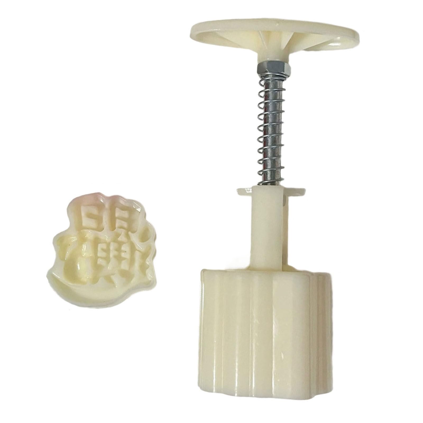 Kalttoy Caitu Dessert Molds Dessert Pressing Tool Chinese Character Shape Pastries Tool Abs Texture Pastries For Baking Food Grade Abs Mold