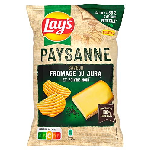 Chips Recette Paysanne Saveur Fromage Du Jura Et Poivre Lay' Le Sachet De - vue 8