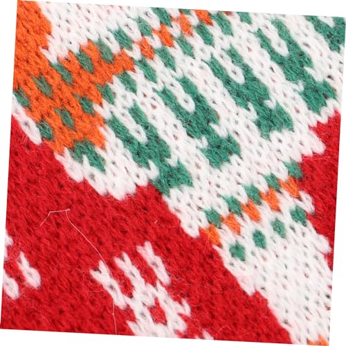 Winter Warm Knitted Scarf for Adorable Christmas Accessory with Reindeer Design for Boys and Lightweight Cozy Holiday Scarf3