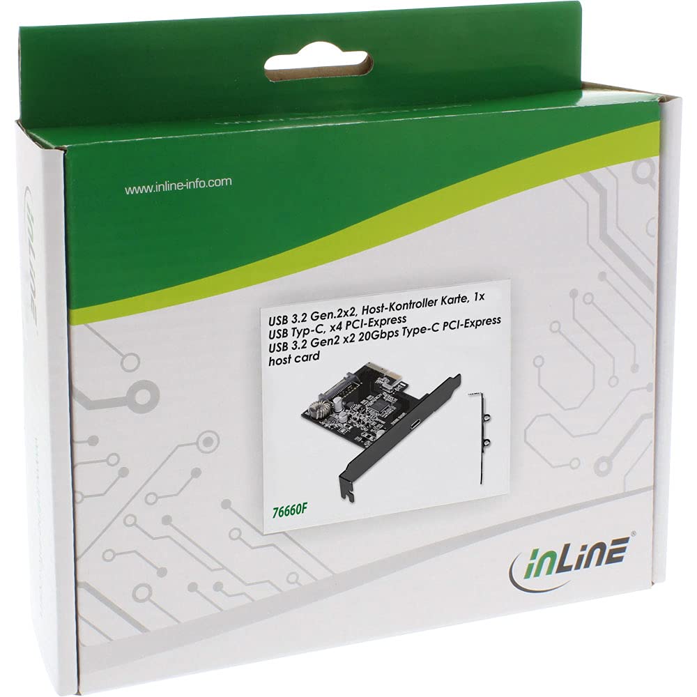 InLine 76660F Carte et Adaptateur d'interfaces Graphiques