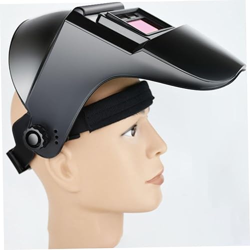 Miniatura 2 de 1 Unidades de máscara de soldadura gafas de oscurecimiento automático campana de soldadura carro de soldadura auto oscurecimiento casco de soldadura