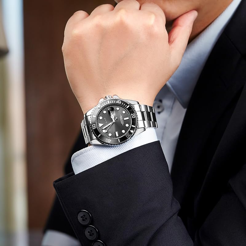 Image of Giordano Analog Wrist Watch for Men Stylish Metal Strap with Water Resistant 3 Hand Mechanism Watch GD-50006