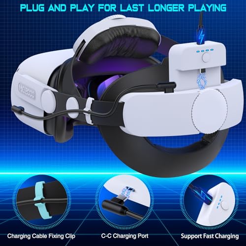 Sangle de tête pour lunettes 3D VR accessoire de remplacement réglable Elegamefy - 8
