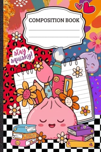 Dumplings Composition Book: Stay Squishy! A Cute Lined Notebook for Kids & Teens Inspired by the Viral Dumplings | Journal for School, Homework, Doodling, and More! | Great Gift Idea image 2
