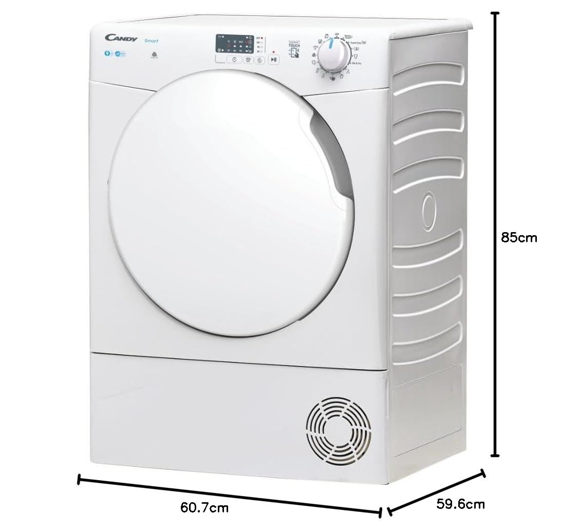 Asciugatrice 9 Kg Classe energetica B a Condensazione Profondità 58,5 cm NFC - CSE C9LF-S
