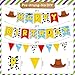 Stcomart Pre-Strung Toys Inspired Story Banner for Toy Birthday Decorations, Two Infinity and Beyond Birthday Decorations, Multicolor