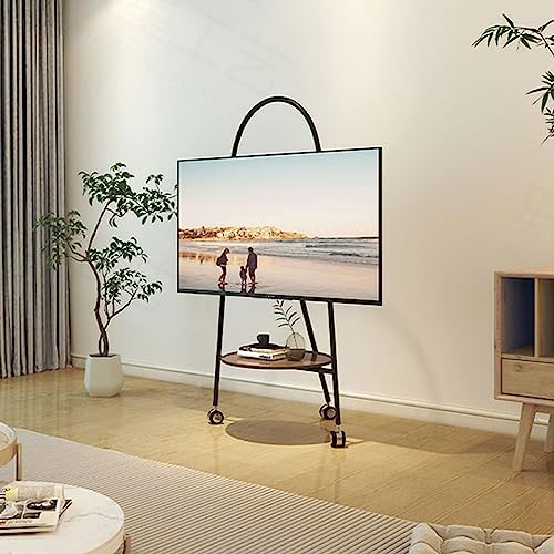 Soporte móvil de piso para TV de acero inoxidable miniatura 3