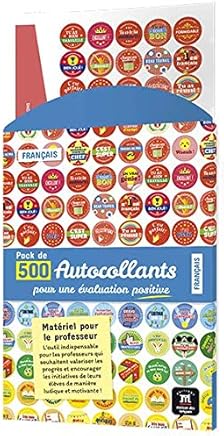 Zoom: Pack de 500 Autocollants pour l'evaluation Libros,Lengua, lingüística y redacción,Aprendizaje y enseñanza de idiomas