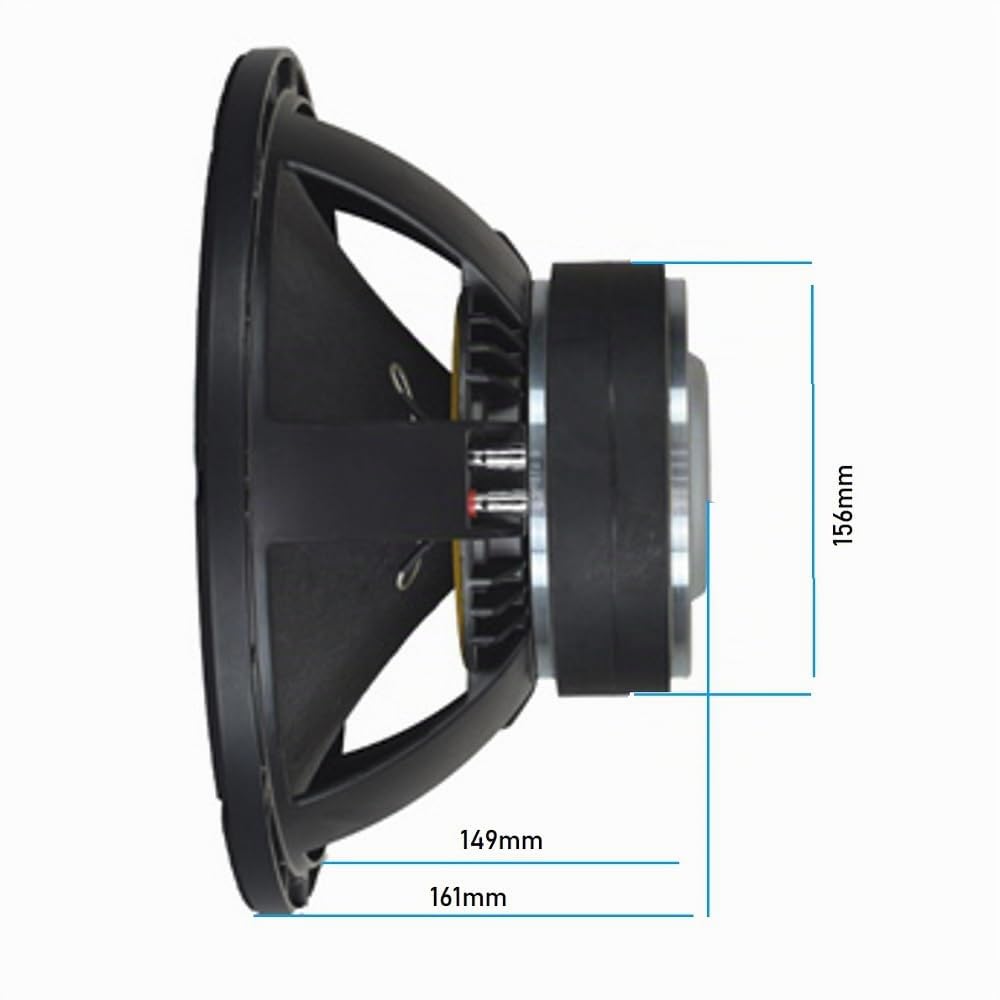 Seven Soundvector SVG12SUB600/4 Subwoofer 12 pollici Altoparlante professionale per bassi 4 Ohm 600 W AES 1200 W di picco