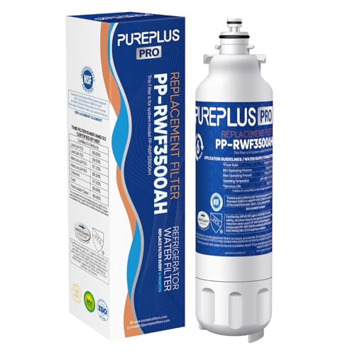 Image of PUREPLUS LT800P NSF /ANSI 53&42 Certified Replacement for LG ADQ73613401, Kenmore 469490, 9490, ADQ73613402, ADQ736134, LSXS26326S LMXC23746S, LT120F, Refrigerator Water and Air Filter Combo, 1Pack