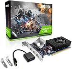 GT 740 4GB GDDR5 Low Profile GPU Graphics Card, 4X HDMI Ports for Quad Multi-Monitor Setup, PCI Express 3.0 x16, Silent Cooling, Ideal for Office and Home Theater