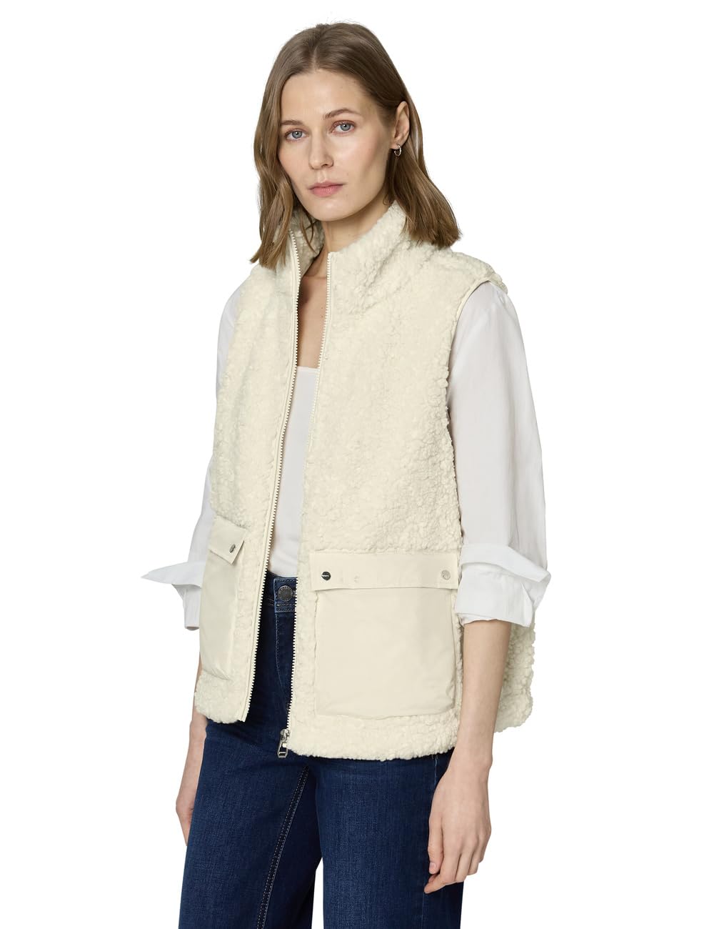 Street One Damen 2200581 Weste mit Patch Pockets (1er Pack)