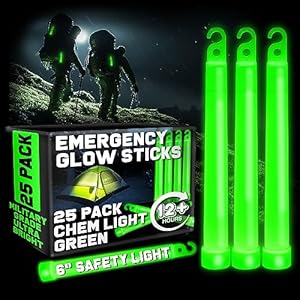 Ultra Bright Green Glow Sticks Emer...