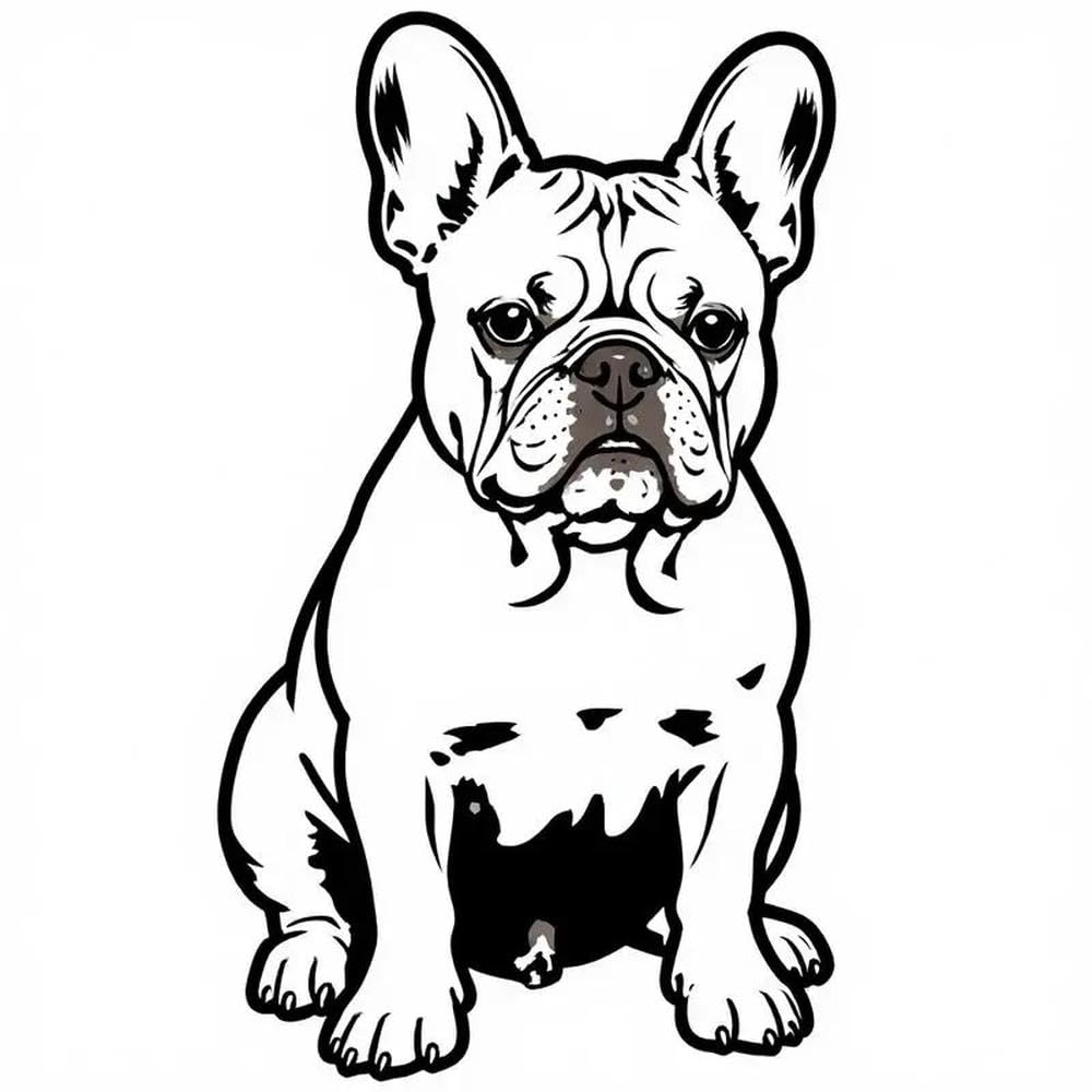 Vinyl Sticker Dog Decal Waterproof for Car Windows Laptops Helmets Skateboards