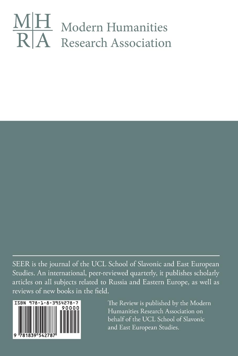 Slavonic & East European Review (102.3) 2024
